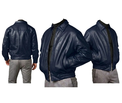 Blouson bombardier cuir - bombardier,