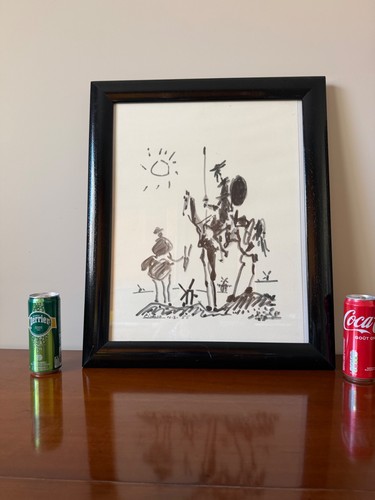 Don quichotte lithographie - lithographie, de