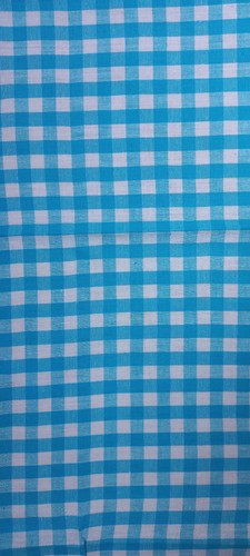 Coupon tissu vichy carreaux
