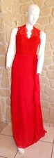Robe cocktail rouge taille