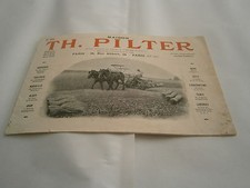 Prospectus prospektt faucheuse fanneuse etc  tracteur Pilter traktor agricole