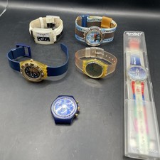 Ultra Rare Swatch Watches X6 Bulk Lot Mixed Collection Orologio Chrono Olympics