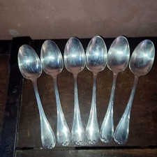 CHRISTOFLE : 6 cuillères à