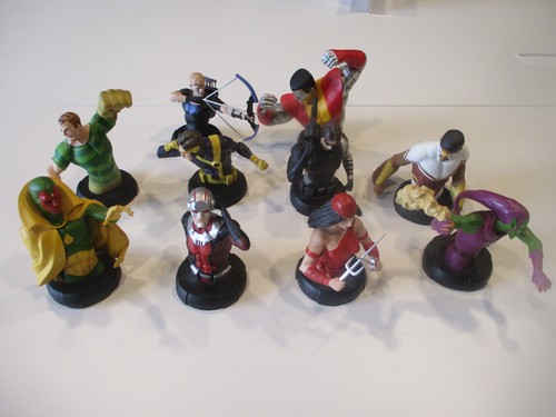 Lot figurines bustes marvel - figurines,