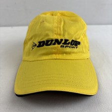 Dunlop Sport Tennis 200g Adjustable Strap Yellow Embroidered NWOT NOS