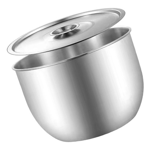 Saladier avec couvercle inox - avec,
