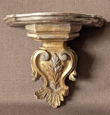 Console d'applique bois