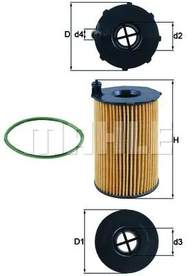 Filtre huile cartouche - huile,
