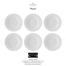Villeroy & Boch - ROYAL - Ensemble De 6 Assiettes À Fruits / Desserts 22 Cm