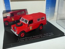 LAND ROVER SERIE III POMPIERS DE MARSEILLE UNIVERSAL HOBBIES 1:43