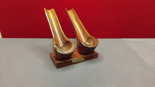 Double porte pipe bois - en,