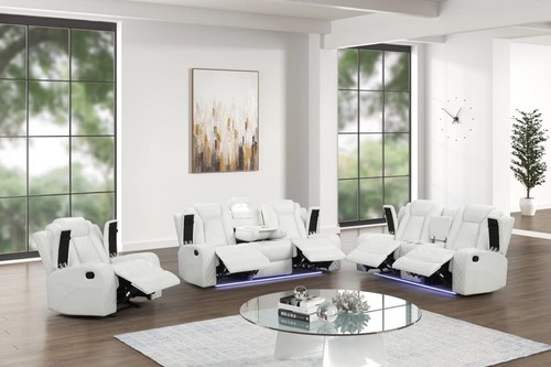 New led 3pc sofa loveseat - 3pc,