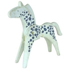 Playmobil cheval vintage blanc