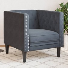 Chesterfield Sofa Chair - Dark