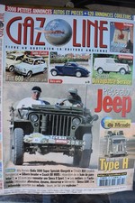 GAZOLINE N°137 JEEP / TYPE H / FIAT 600 / PEUGEOT 301 D COUPE / JUVAQUATRE SERV.