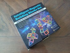 C7-005 Desire Deluxe Educational Game - Box of 40 Magnetic Blocks in VGC.