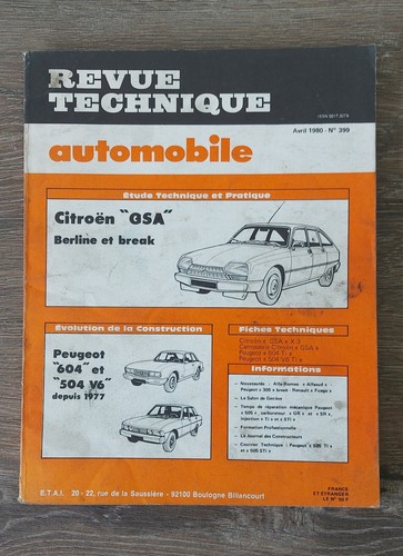 Revue technique citroën - revue,