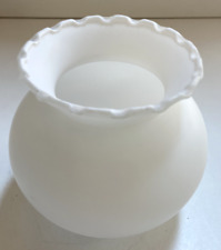 Vintage Matte White Opaline Lamp Tulip - Art Deco Style, 1920s