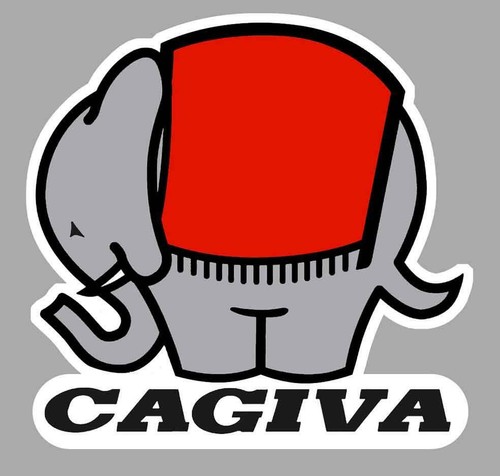 Cagiva sticker vinyle laminé - sticker,