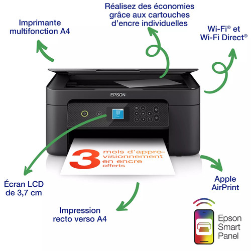 Imprimante multifonction 3en1 - multifonction,