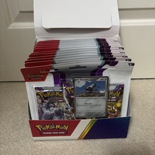 Pokemon TCG SV02 Paldea Evolved 3 Pack Triple Blister Unsealed Display (36 Pack)