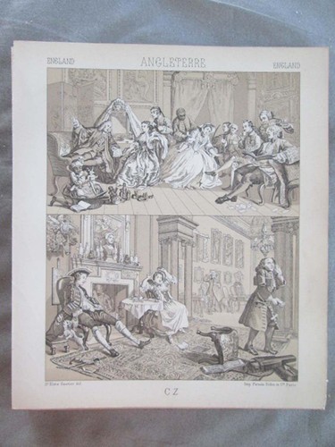 Vintage print england mariage - vintage, print,england,mariage