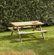 Table de pique-nique en bois 6