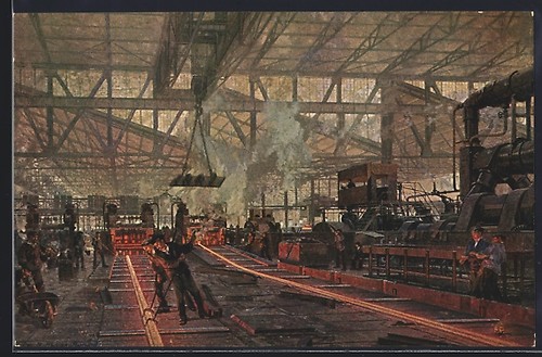 Essen laminoir ferroviaire de - ferroviaire,