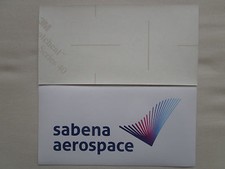 AUTOCOLLANT STICKER AUFKLEBER SABENA AEROSPACE BELGIUM BELGIQUE