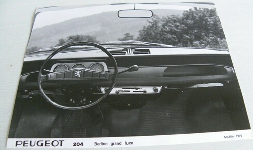 Photo presse peugeot 204 - presse,