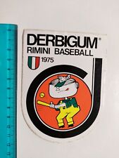 STICKER DERBIGUM BASEBALL RIMINI 1975 STICKER STICKER STICKER 80s ORIGINAL