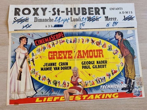 Affiche ancienne cinéma - , belge