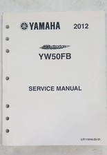 Genuine Yamaha Service Manual for Zuma Scooter YW50FB, 2012 YW50