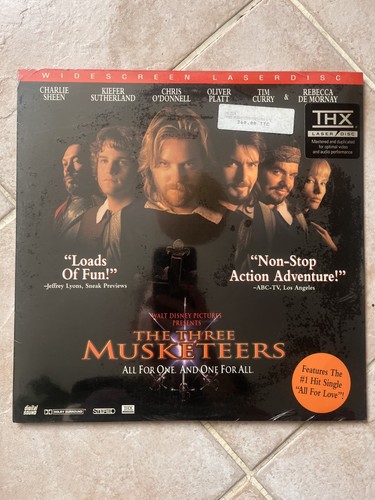 Laserdisc the three - laserdisc, musketeers
