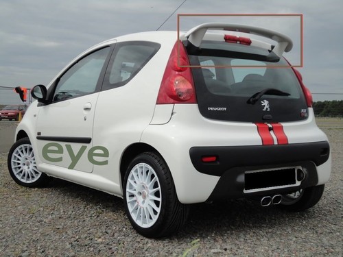 Spoiler peugeot 107 - aileron, /