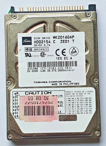 Disque dur interne ide - disque, 20