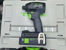Festool Impact Driver TID 18  with 4.0ah high power battery Bluetooth and TCL6 