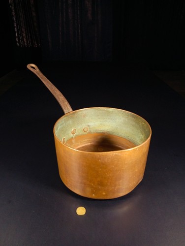 Grande casserole cuivre - , massif