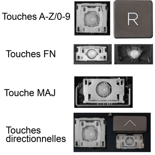 Touche clavier français - clavier,