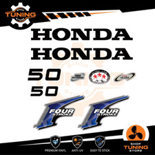 Kit d'autocollants pour moteur hors-bord Honda 50 Ch Four Stroke - A