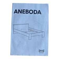 Aneboda Ikea Bed Assembly Instructions Instruction Booklet Paperwork ONLY Manual