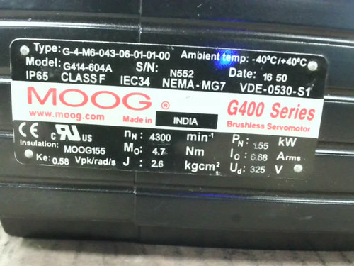 Moteur servo brushless moog - moteur,