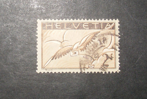 Suisse airmail 1930 - 1930, pigeon