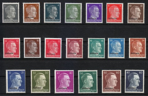 Ostland occupation stamps mnh - ostland,