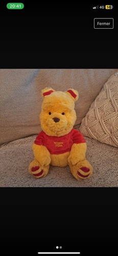 Peluche winnie ourson - winnie, l’ourson