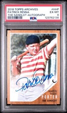 Patrick Renna Ham Porter 2018 Topps Archives Baseball The Sandlot Auto PSA 6