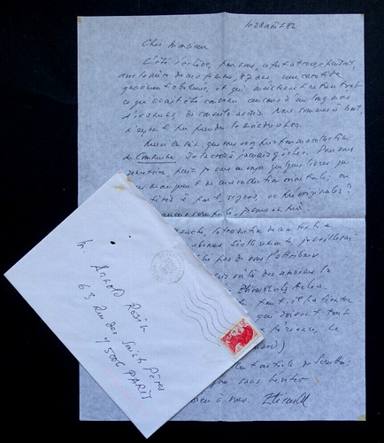 René étiemble lettre - Étiemble,