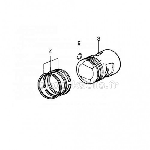 Segments 47mm honda - honda, pour