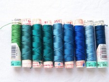 ANCIENNE BOBINE DE FIL DE SOIE