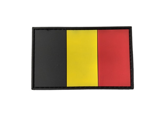 Patch drapeau belgique pvc - patch,